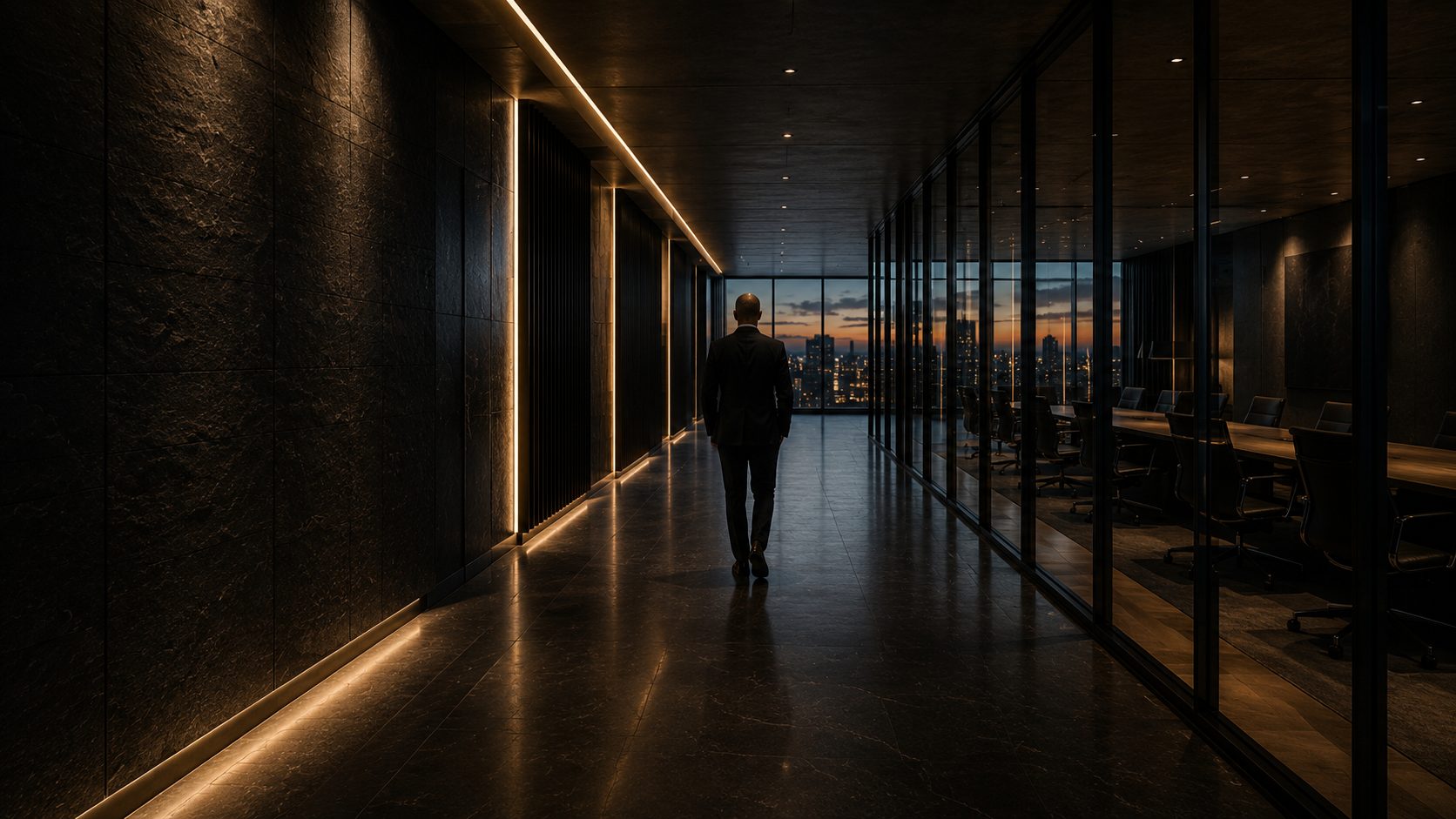 Joe Monroe, medical device CEO and operating partner, in a modern healthcare facility
